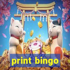 print bingo